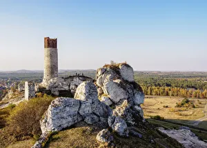 Silesia Prints: Olsztyn Castle Ruins, Trail of the Eagles Nests, Krakow-Czestochowa Upland (Polish