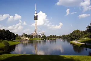 Olympic Park Prints: Olympiapark (Olympic Park) and the Olympiaturm (Olympic Tower)