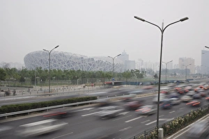Images Dated 6th May 2008: Olympic Park, National Olympic Stadium (The Birds Nest), Beijing, China, Asia