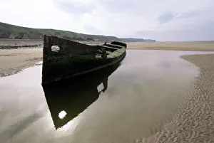 World War Ii Prints: Omaha Beach, Basse Normandie (Normandy), France, Europe