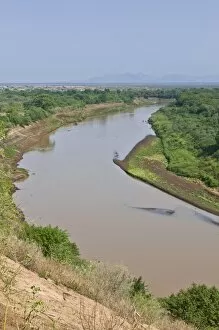 The Omo River, Omo Valley, Ethiopia, Africa