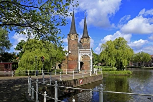 City Gate Prints: Oostpoort City Gate, Delft, South Holland, Netherlands, Europe