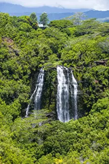 Kauai Prints: Opaekaa Falls, Kauai, Hawaii, United States of America, Pacific