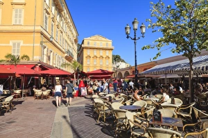 Sidewalk Prints: Open air restaurants in Cours Saleya