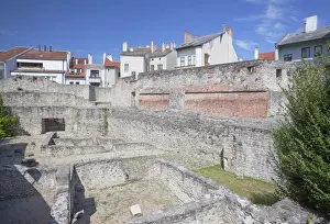 Open air Roman ruins, Sopron, Western Transdanubia, Hungary, Europe