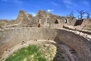 Aztec Prints: Open Kiva in West Ruins, Aztec Ruins National Monument