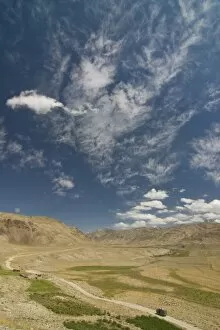 Open wide plains, Shokh Dara, Tajikistan, Central Asia, Asia