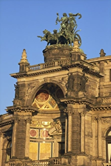 Opera Houses Prints: Opera House, Dresden, Saxony, Germany, Europe