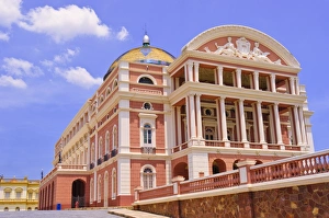 Arms Outstretched Prints: Opera House, Manaus, Amazonas, Brazil, South America