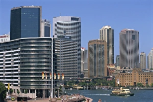 Ns W Prints: Opera Quay and skyline, Sydney, New South Wales, Australia, Pacific