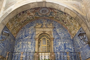 Traditionally Portuguese Prints: Oratory of Our Lady of Piety, Town Gate, Obidos, Portugal, Europe
