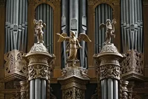 Images Dated 10th February 2000: Organ, St. Gatien Cathedral, Tours, Indre-et-Loire, France, Europe
