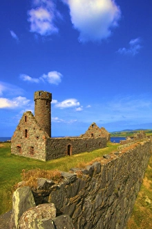 Original Peel Cathedral, Peel Castle, St. Patricks Isle, Isle of Man, Europe