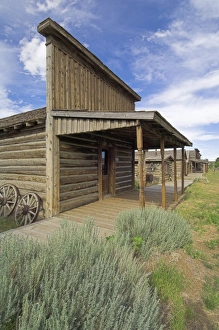 Images Dated 10th June 2007: Original storefront or saloon relocated to the wild west town of Cody, Montana
