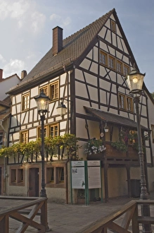 Timber Prints: Original timber framed house in Anweiler