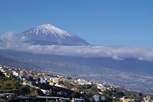 Volcano Prints: Orotava Valley and Pico del Teide, Tenerife, Canary Islands, Spain, Europe