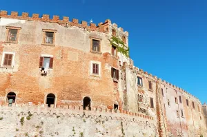 Viterbo Prints: Orsini Castle and City Wall, Montalto di Castro, Province of Viterbo, Latium, Italy