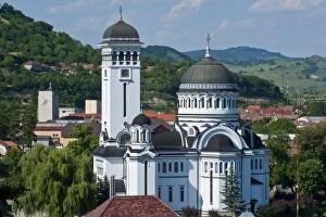 Orthodox cathedral, Sighisoara, UNESCO World Heritage Site, Romania, Europe