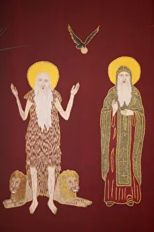 Images Dated 21st April 2007: Orthodox Coptic icon, Chatenay-Malabry, Hauts de Seine, France, Europe