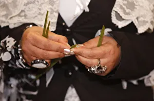 Images Dated 21st April 2007: Orthodox Coptic Palm Sunday, Chatenay-Malabry, Hauts-de-Seine, France, Europe