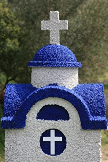 Orthodox shrine, Ouranopolis, Macedonia, Greece, Europe