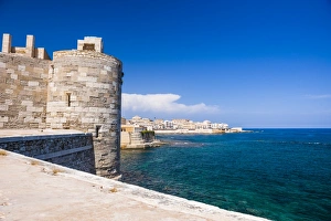 Syracuse Prints: Ortigia Castle (Castello Maniace) (Castle Maniace)