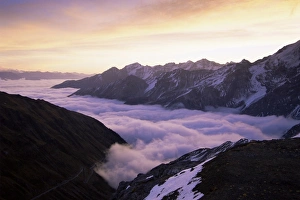 Enigma Prints: Ortler Group and morning fog