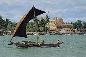 Sinelese Prints: Oruva fishing catamaran