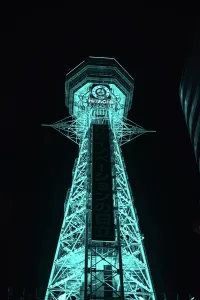Nightlife Prints: Osaka Tsutenkaku tower in the Shinsekai district