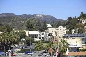 Images Dated 28th February 2010: Oscars Billboard, Hollywood Sign, Hollywood, Los Angeles, California, United States of America