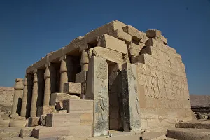 Deserts Prints: Osiride Portico, Second Court, Ramesseum