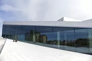 Images Dated 22nd June 2010: Oslo Opera house exterior in summer sunshine, city centre, Oslo, Norway