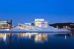 Oslo Prints: Oslo Opera House, Snohetta architect, Oslo, Norway, Scandinavia, Europe