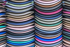 Stack Prints: Otavalo market, hats stall, Imbabura Province, Ecuador, South America