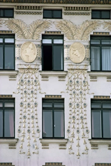Otto Wagner Prints: Otto Wagner Houses, Wienziele Street, Vienna, Austria, Europe