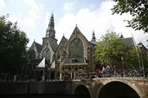 Oude Kerk, the oldest church in Amsterdam, Holland, Europe