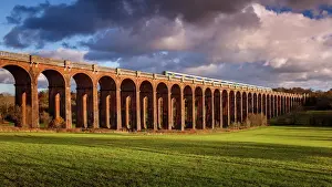 Typically English Prints: The Ouse Valley Viaduct (Balcombe Viaduct) over the River Ouse in Sussex, England