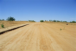 Outback Prints: Outback highway near Pooncarie in New South Wales, Australia, Pacific