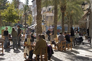 Outdoor cafe