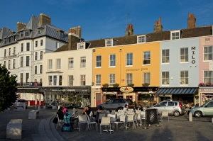 Pavement Cafes Prints: Outdoor cafe and typical terrace in centre of Margate