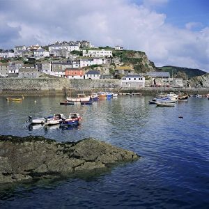 Mevagissey Prints: Outer harbour, Mevagissey, Cornwall, England, United Kingdom, Europe