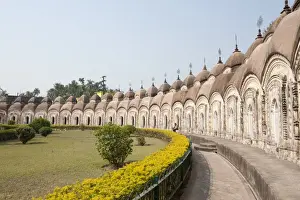 Stereotypically Indian Prints: Outer ring of 108 Shiva temples built in two concentric circles by Maharaja Teja Chandra Bahadur in 1809