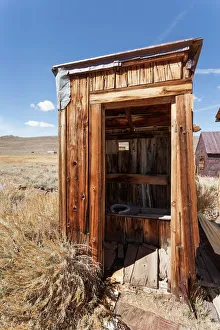 Outside toilet, Bodie State Historic Park, Bridgeport, California, United States of America, North America