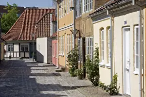 Odense Prints: Overgade and Nedergate, area where Hans Christian Andersen was born, Odense