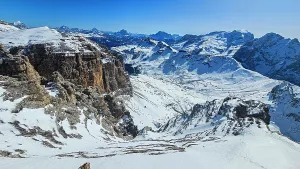 Dolomites Prints: Overlook over the Dolomites from Sass Pordoi, Italy