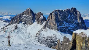 Dolomites Prints: Overlook over the Dolomites from Sass Pordoi, Italy