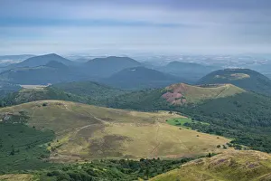 Domes Prints: Overlook of volcanic domes in Chaine de Puys