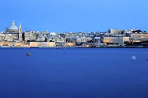 Malta Prints: Overlooking Valletta, Malta, Mediterranean, Europe