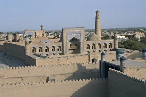 Khiva Prints: Overview of city from walls