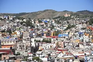 Images Dated 30th October 2007: Overview, colonial architecture, Guanajuato, UNESCO World Heritage Site